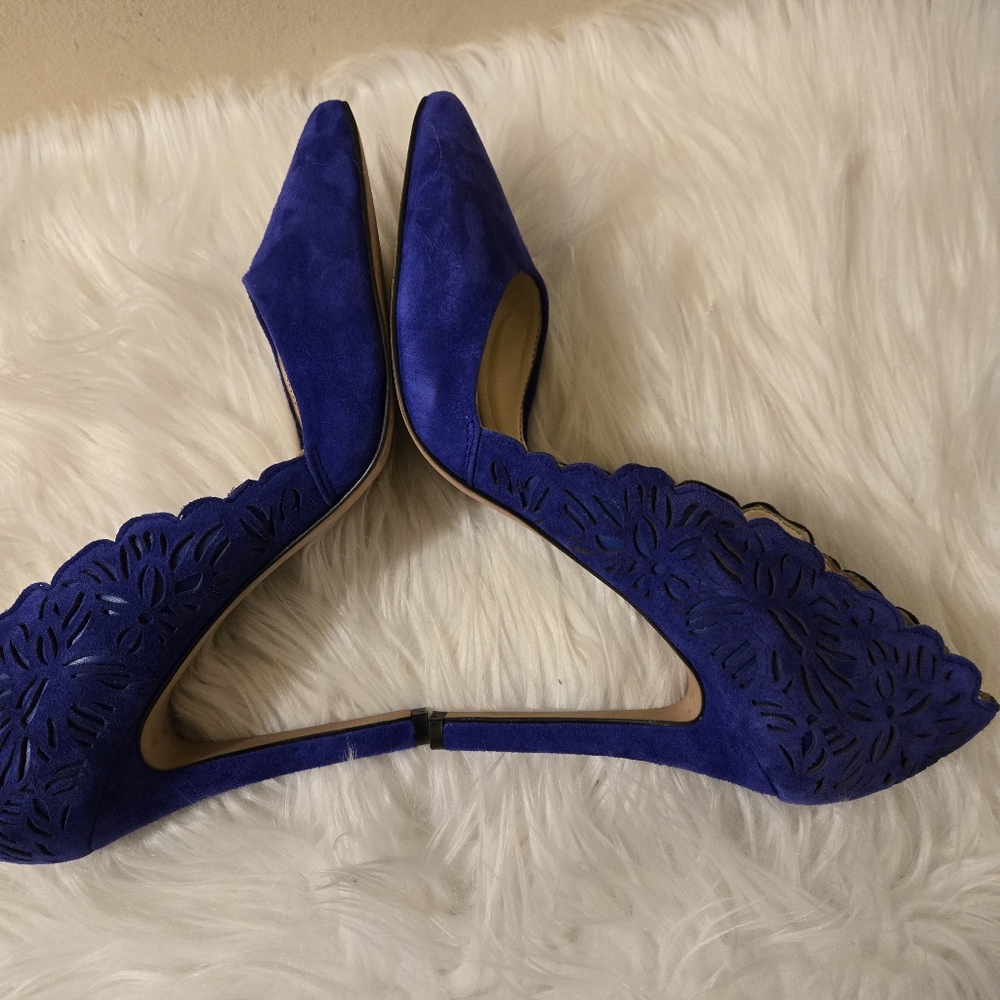 Jessica Simpson Women's Blue High Heels Shoes 4 Inch Heels Size 9 M EUR 39